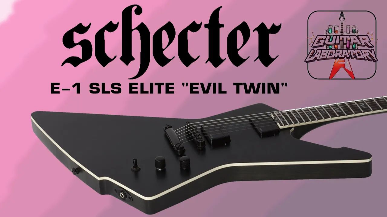 Электрогитара Schecter E-1 SLS Elite Evil Twin
