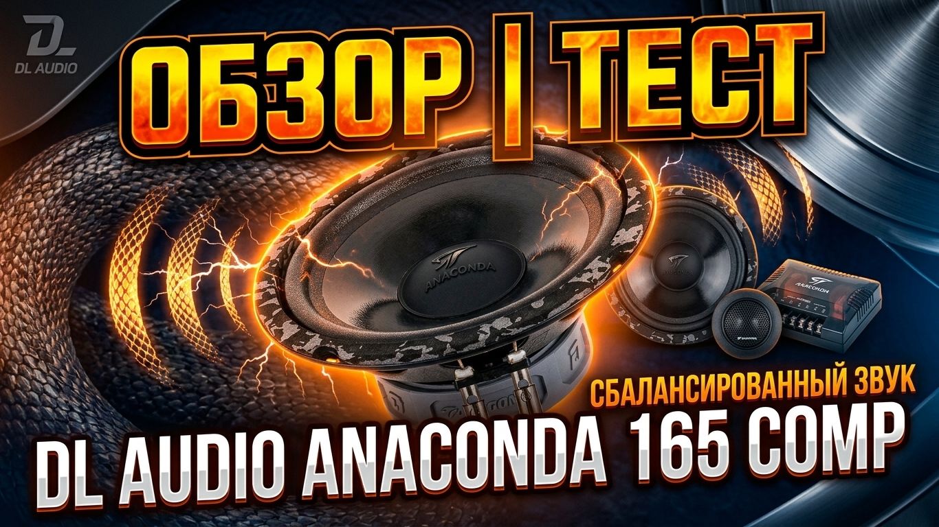 Обзор компонентной акустик от Dlaudio Anaconda 165 Comp