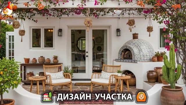 Стильный дизайн двора на даче для души и отдыха фото идеи для вдохновения (5)