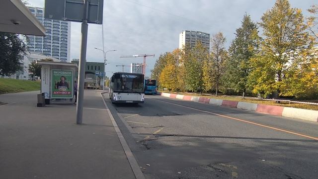 Автобус ЛиАЗ 5292 борт 075100 маршрут 881к