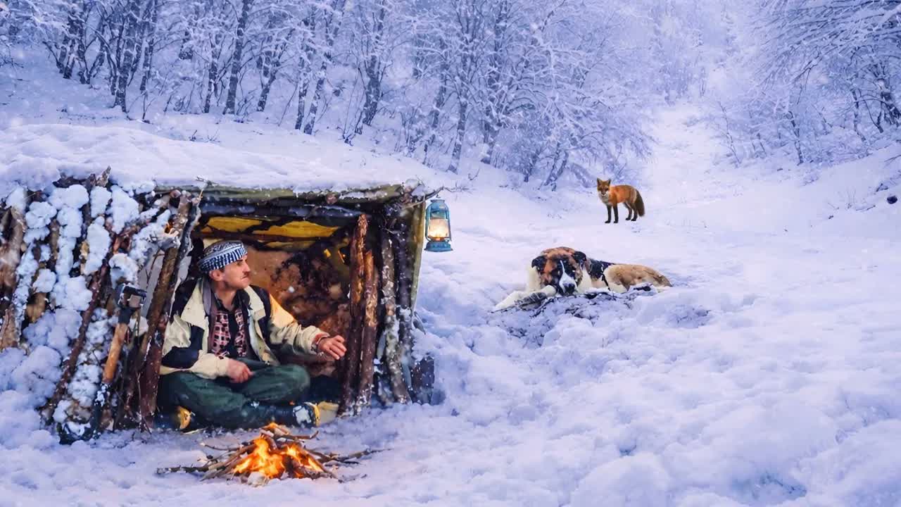 Зимний кемпинг: выживание в глубоком снегу 🏔
