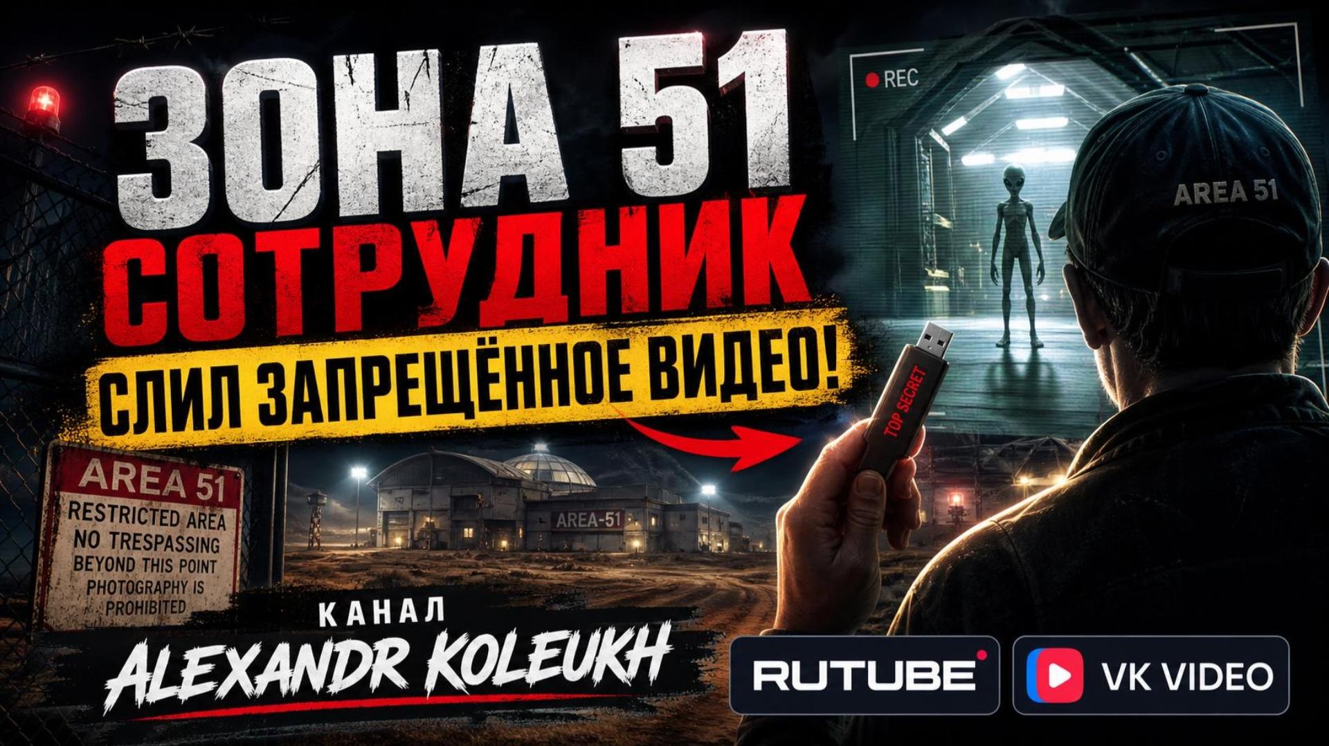 ЗОНА 51. СОТРУДНИК СЛИЛ ЗАПРЕЩЁННОЕ ВИДЕО!