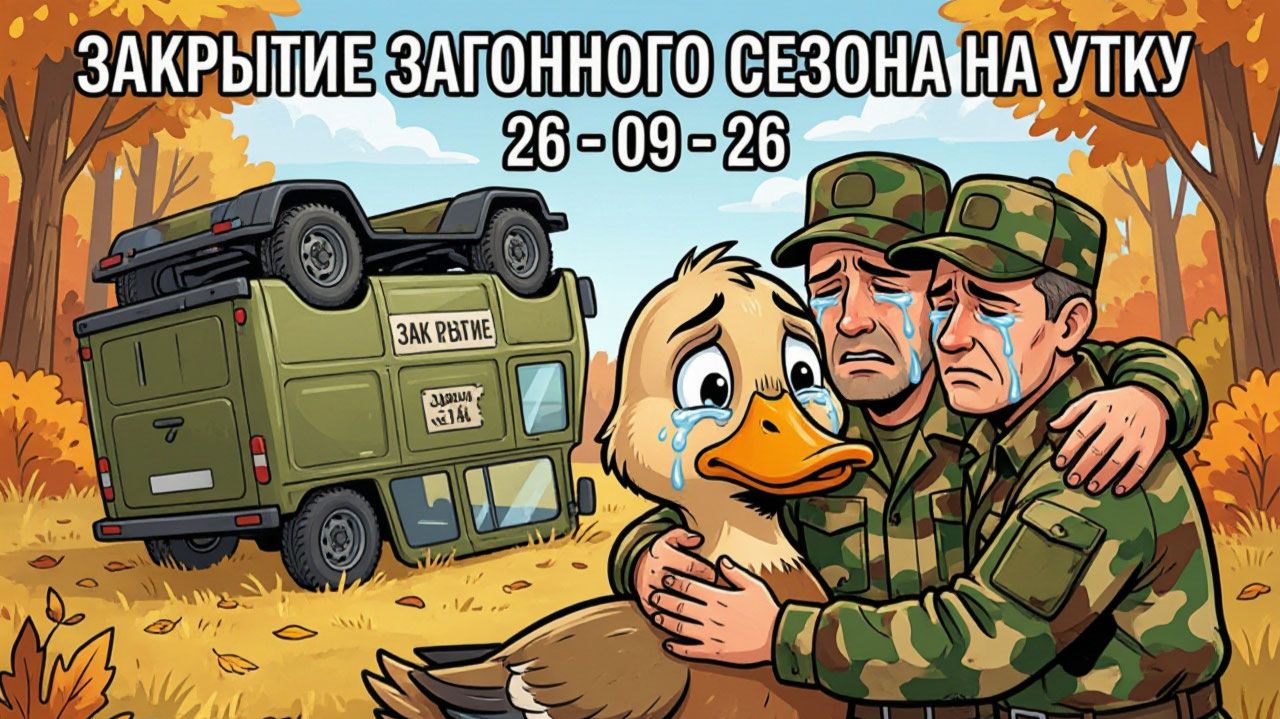 Закрытие сезона загонных охот на утку 26-09-26
