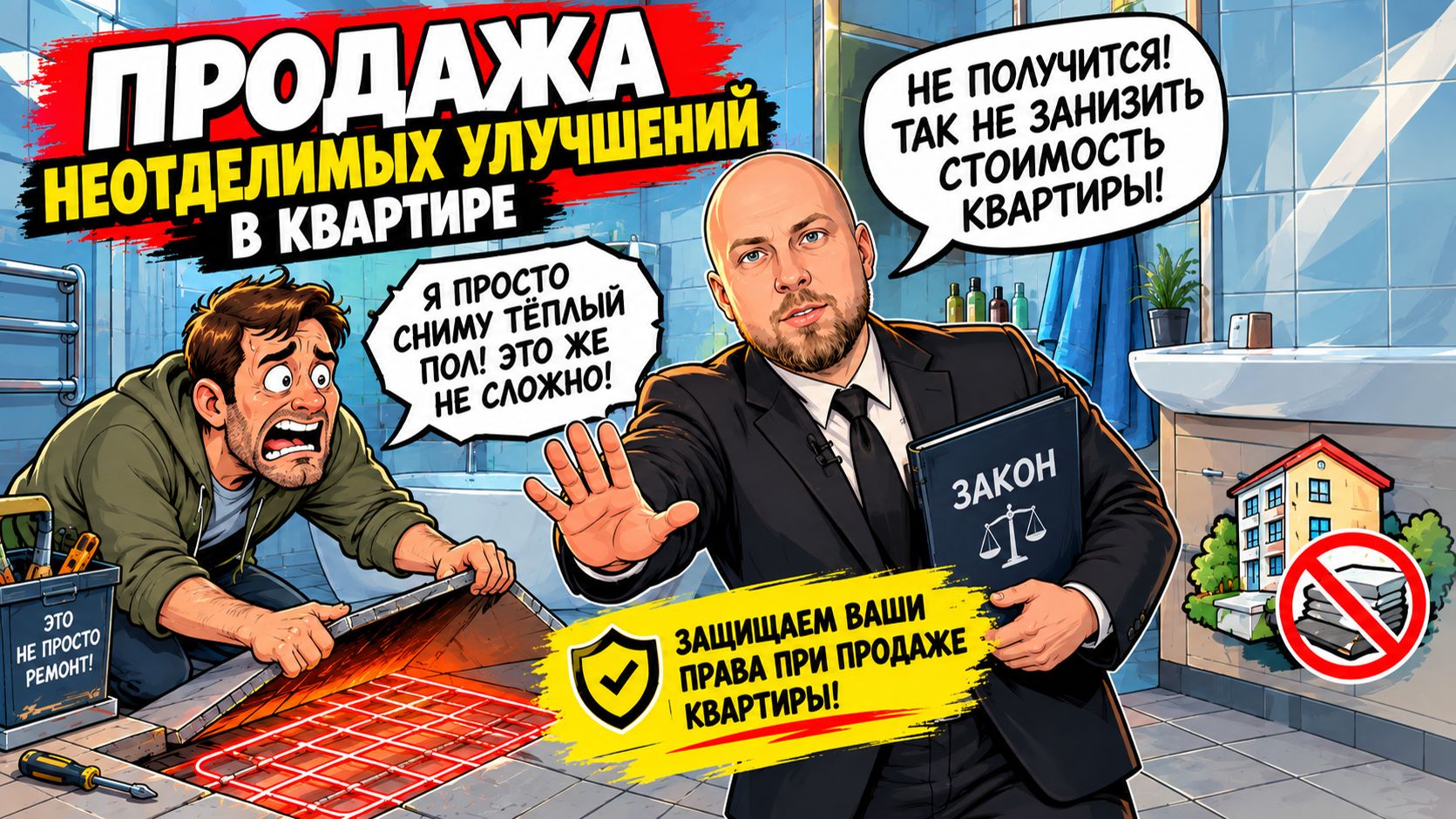 Как оформить продажу неотделимых улучшений при купле-продаже квартиры? Гайд от юриста!