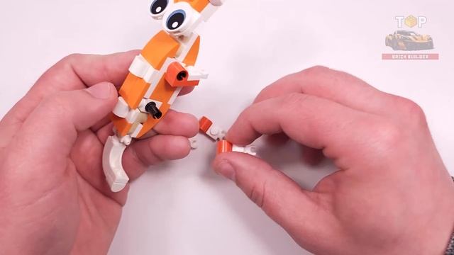 LEGO Крокодил (30714) из Creator 3in1 Оранжевый кот: Альтернативное руководство по сборке
