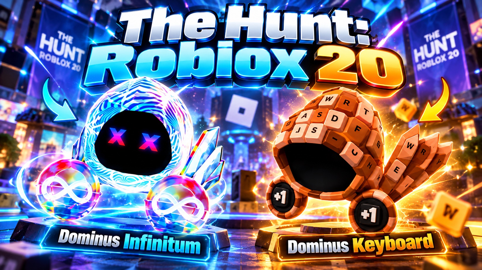 ДВА БЕСПЛАТНЫХ ДОМИНУСА В НОВОМ ИВЕНТЕ The Hunt Roblox 20
