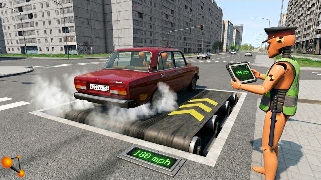 МГНОВЕННОЕ УСКОРЕНИЕ! СИСТЕМА ПОЛИЦИИ ДАЛА СБОЙ | BeamNG.drive