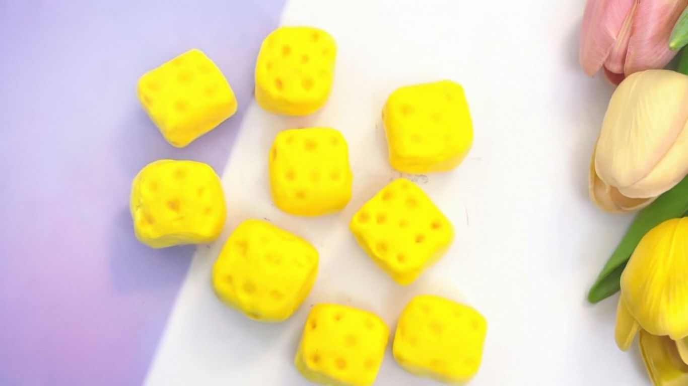 Мини СЫР АНТИСТРЕСС своими руками 🧀 Легкий DIY сквиш за 15 минут!
