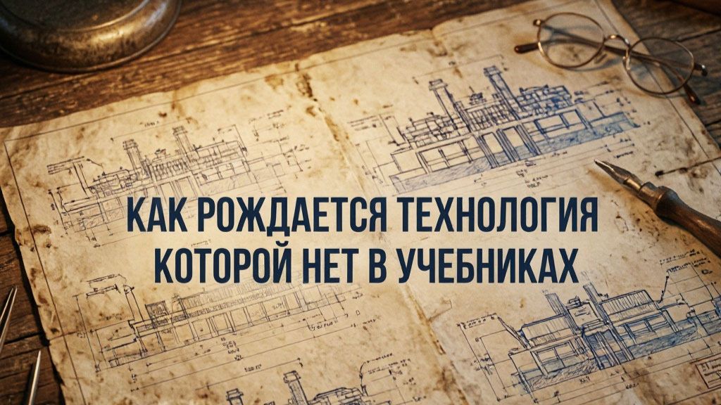 Как рождается технология, которой нет в учебниках