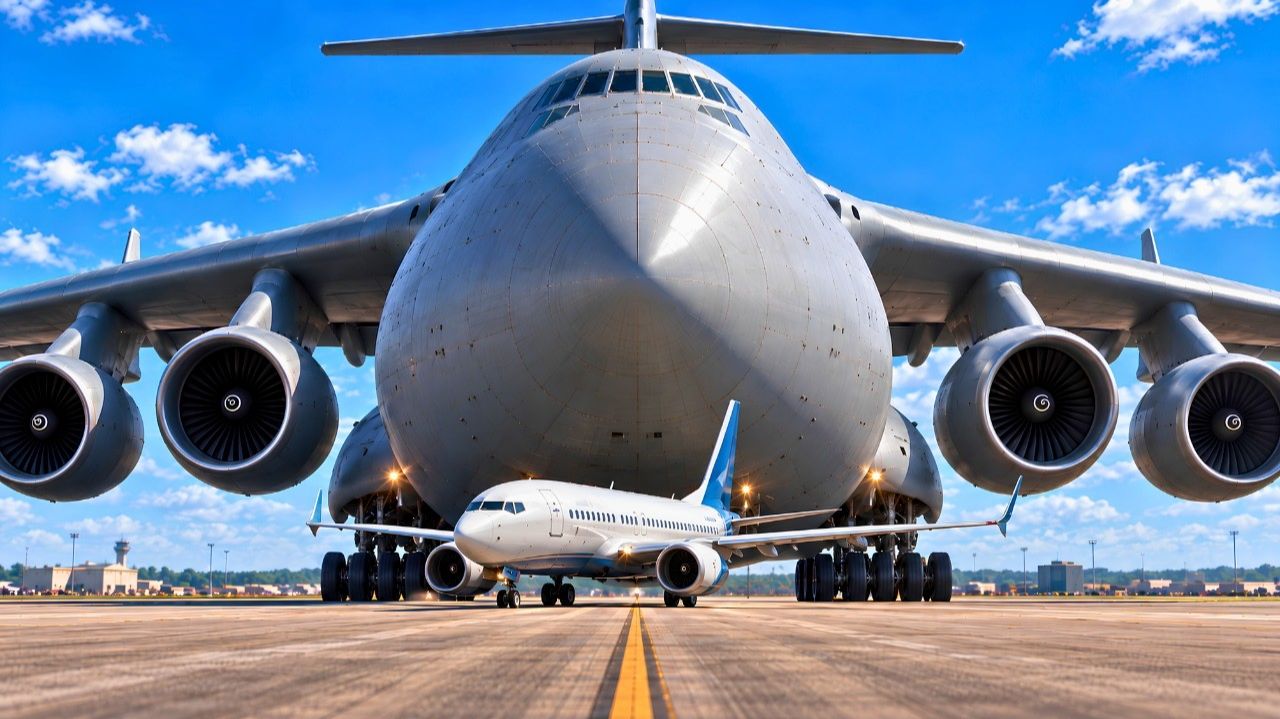 Глотает танки и вертолёты: как устроен C-5 Galaxy.