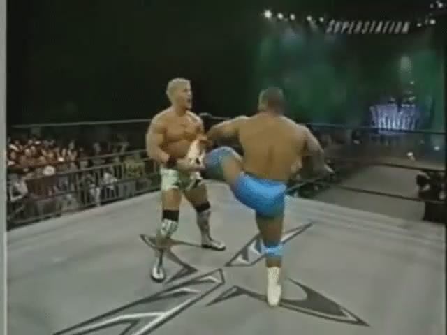 WCW 1999 Double J Jeff Jarrett Vs Nigger Adrian Byrd.Дабл ЛДжей Джефф Джарретт против негра Эдриана