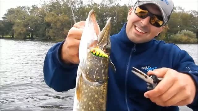 Тейл спиннер SPINMAD JIGMASTER 12G в действии