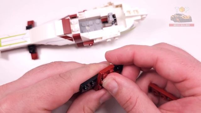 LEGO Star Wars Delta 7 Jedi Starfighter MOC (75333) [145 деталей] Альтернативные инструкции
