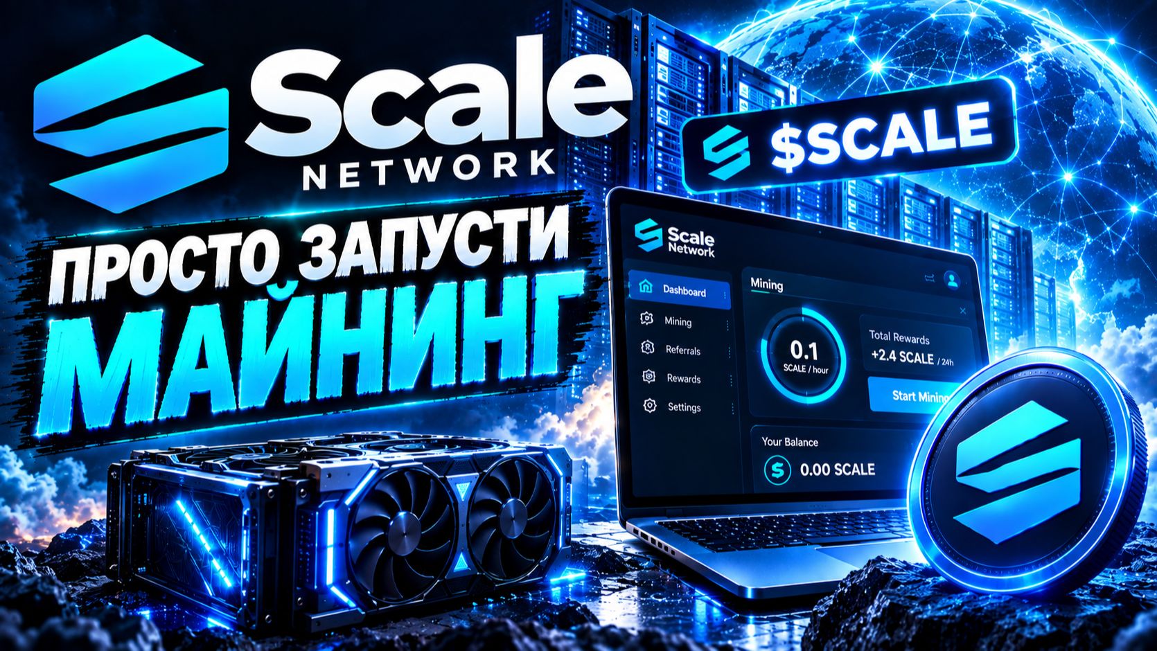 Scale Network — новый майнинг без вложений? Полный разбор проекта