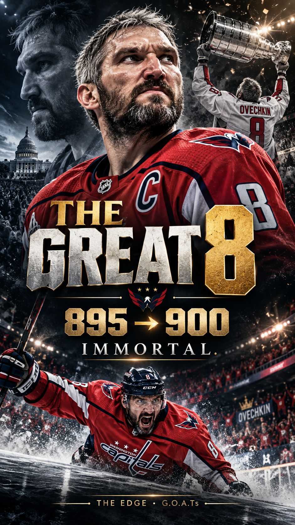 ОВЕЧКИН — ВЕЛИКАЯ ВОСЬМЁРКА 🏒 895 → 900 | История рекорда