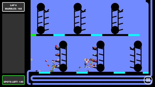 256 Countries 255 Eliminations Marble Race In Algodoo