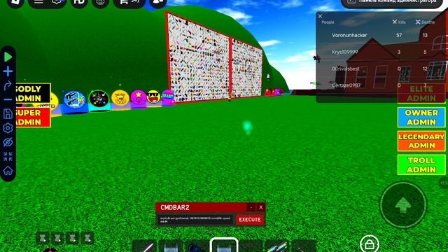 Троллю игроков а некоторых не троллю в Roblox