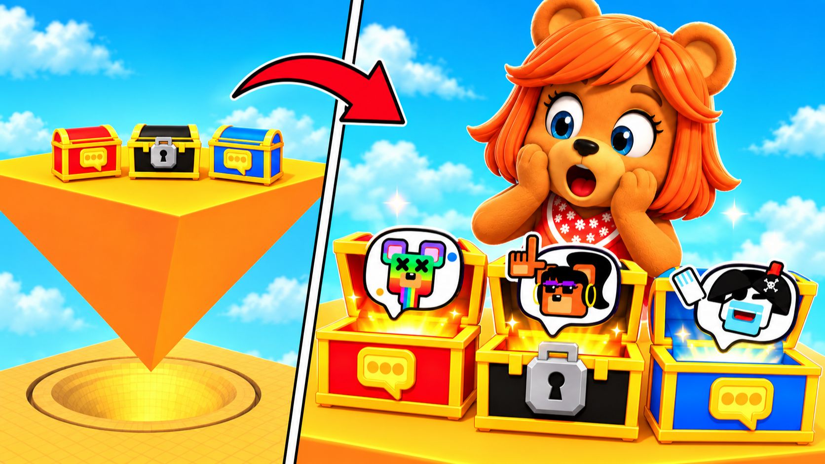 😳Я НАШЛА ВСЕ СЕКРЕТНЫЕ ЭМОЦИИ В ИГРЕ СУПЕР МИШКА! SUPER BEAR ADVENTURE