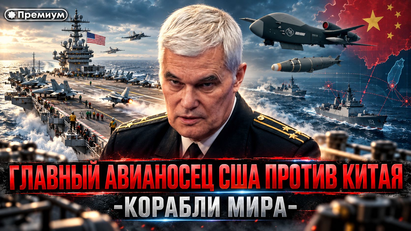 Константин Сивков | ГЛАВНЫЙ АВИАНОСЕЦ США ПРОТИВ КИТАЯ | Корабли мира