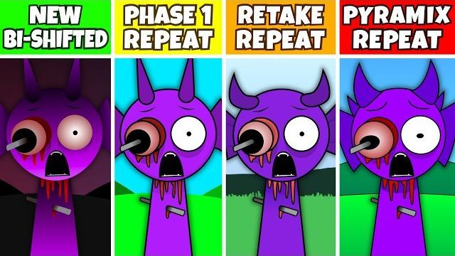Incredibox Sprunki: Фаза 1, Пересдача, ПОВТОР Pyramix после НОВОГО ДВОЙНОГО СДВИГА