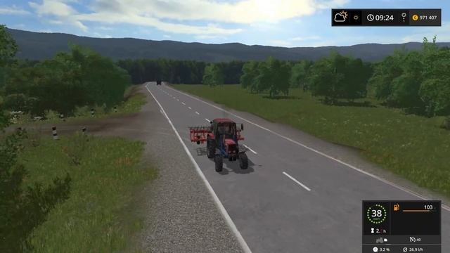 [РП] Выехали на культивацию поля на новом тракторе. Farming Simulator 17