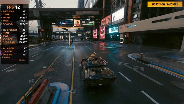 DLSS 5 & MFG On RTX 20 Series In Cyberpunk 2077