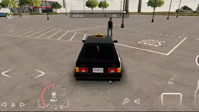 работа такси в Car Parking Multiplayer