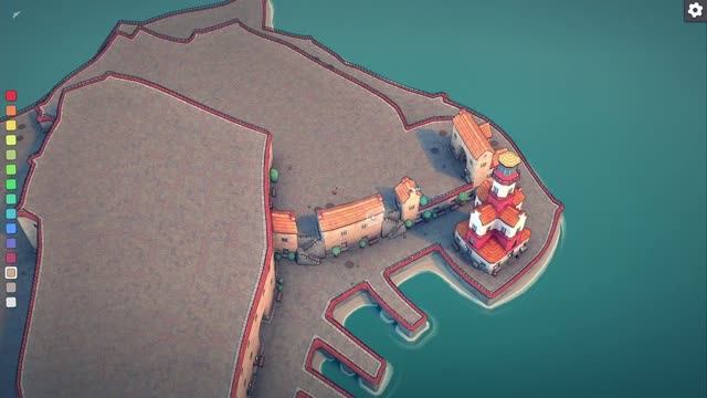 Townscaper Time-Lapse Tall Island City