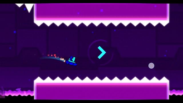 первый уровень в Geometry Dash
