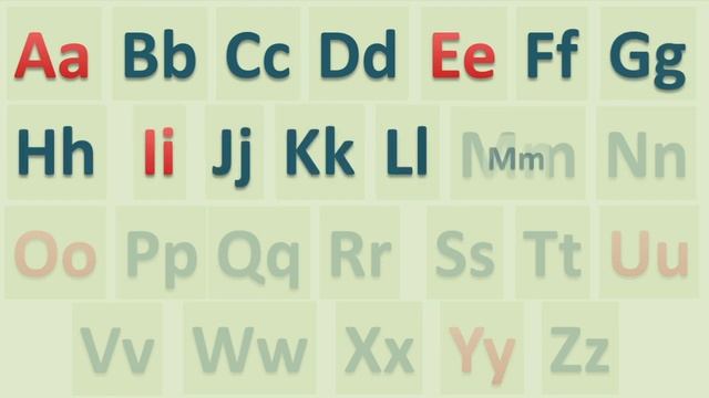 The English Alphabet Song