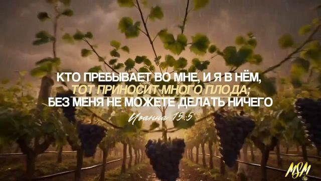 Кто пребывает во Мне, и Я в нём, тот приносит много плода; ибо без Меня не можете делать ничего»