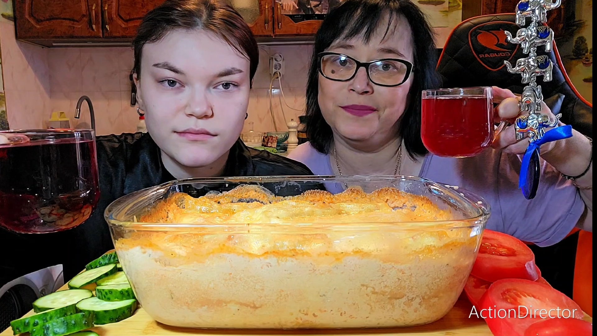 Мукбанг | Каннелони фаршированные в сливочно-сырном соусе | Обжор Асмр