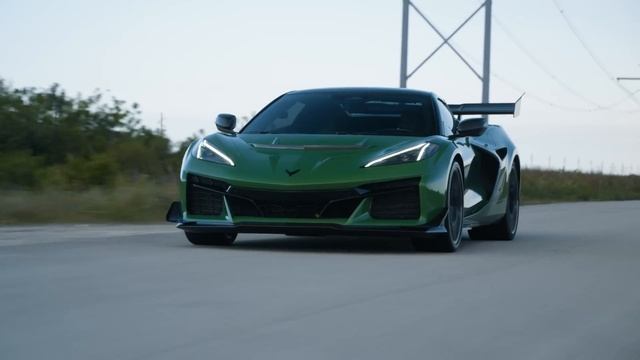 Corvette C8 ZR1  Чистый звук выхлопа (Автомобильный ASMR без музыки)