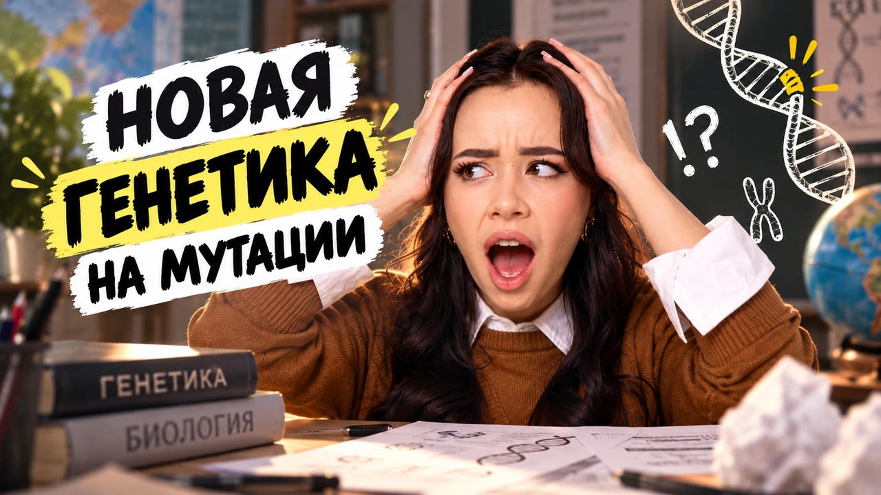 НОВАЯ ГЕНЕТИКА НА МУТАЦИИ | ЕГЭ биология | Жанна Казанская | Умскул