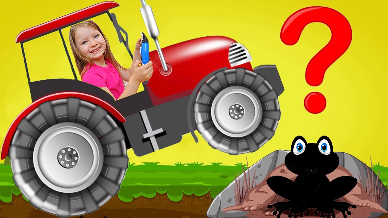 Трактор едет по полям 🚜 Сборник детских песенок про машинки