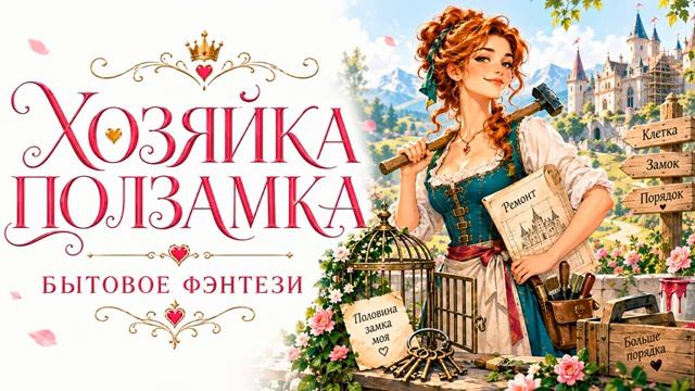 АУДИОКНИГА ПОЛНАЯ 🌻 ХОЗЯЙКА ПОЛЗАМКА 🌻 ЛЮБОВНОЕ ФЭНТЕЗИ ПРИКЛЮЧЕНИЕ ПОПАДАНЦЫ