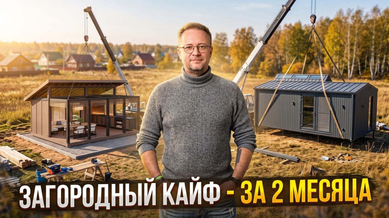 КАК ЖИТЬ ЗА ГОРОДОМ БЕЗ СТРОЙКИ.