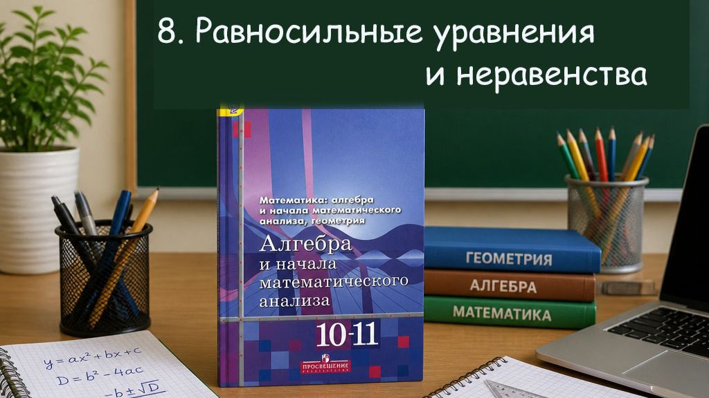 Алгебра 10 № 138-150 Равносильные уравнения и неравенства