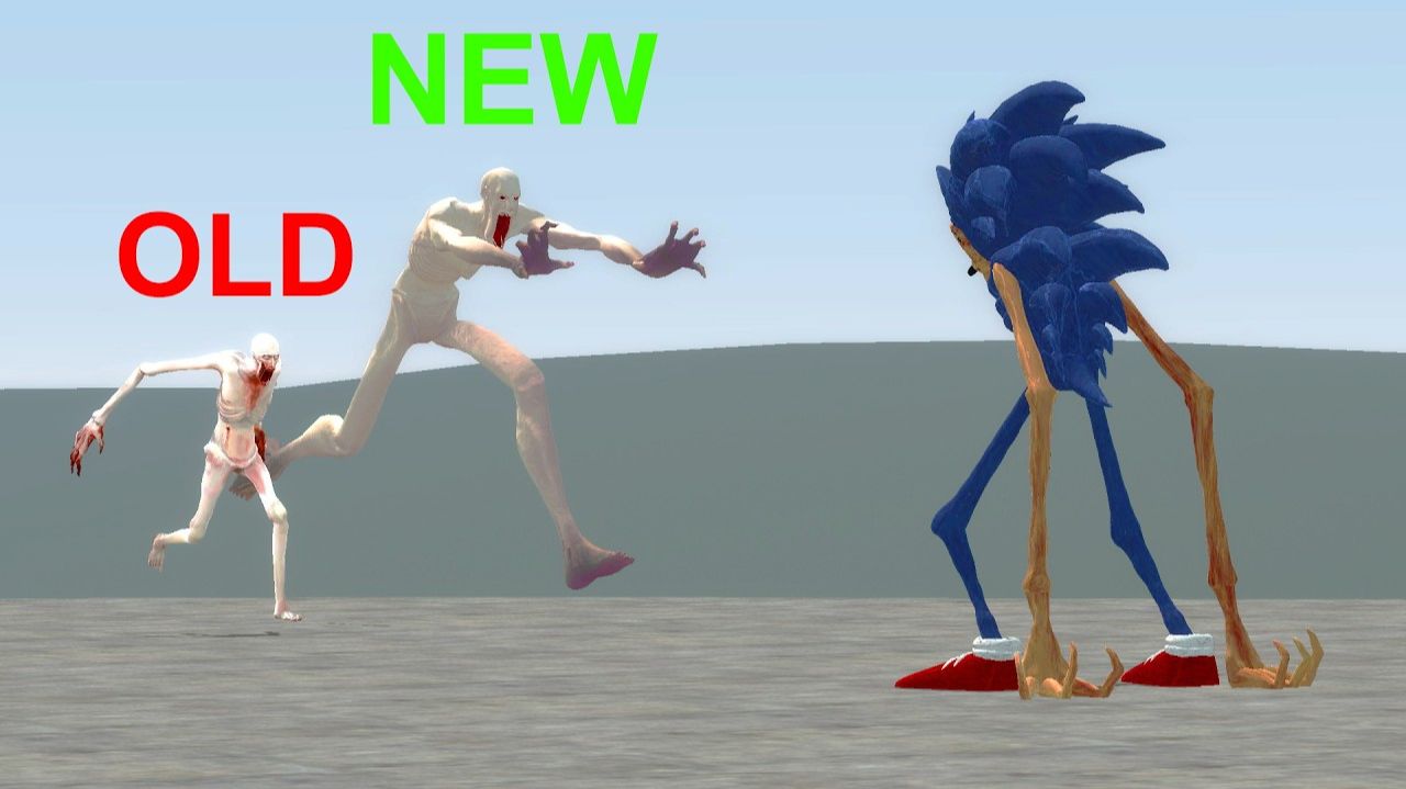 Sonic.eyx Против Old Scp-096 И New Scp-096 Против The Prototype