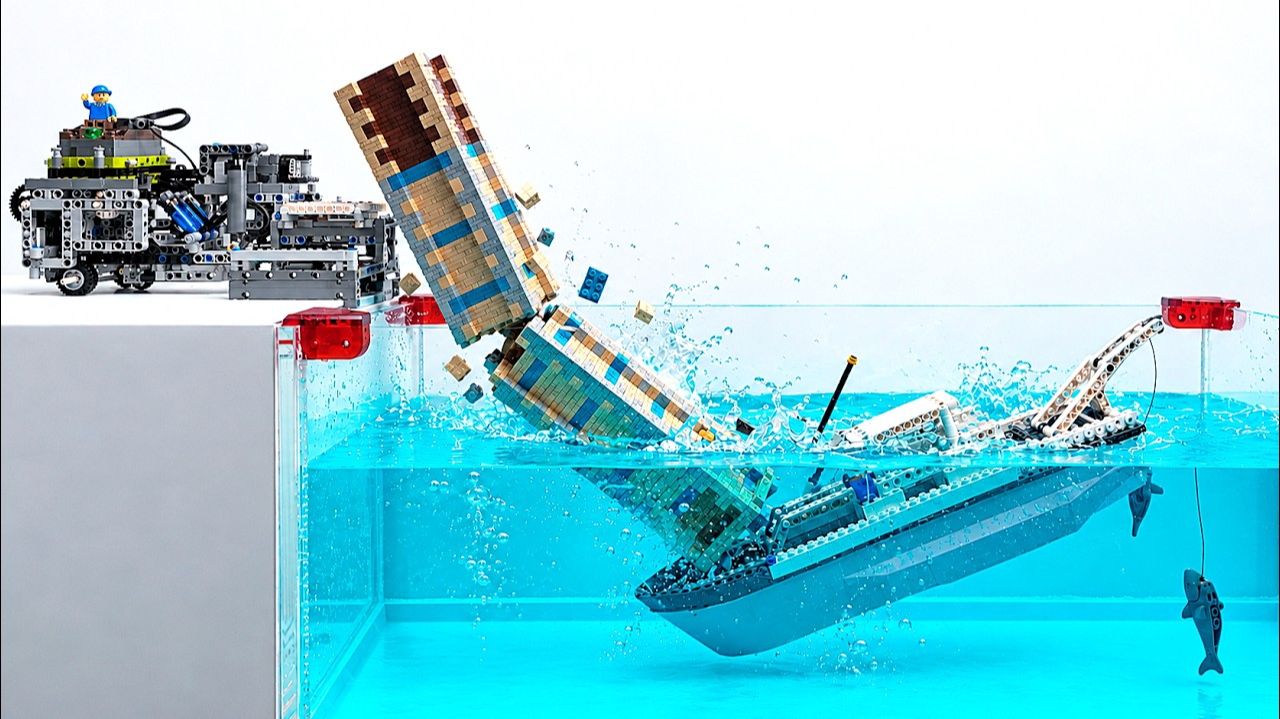 5 Абсурдных способов потопить корабль LEGO (С каждым Разом все хуже)
