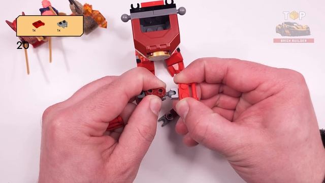 LEGO NINJAGO Боевой набор Драконьего меха Кая (71851) Пошаговая инструкция по сборке