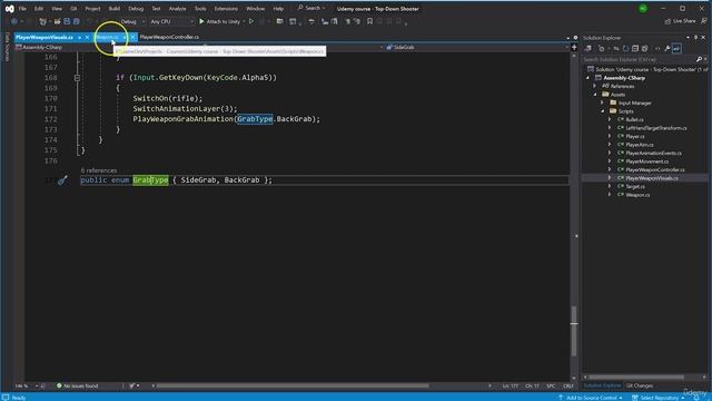 407 Система вооружения (Полное руководство по Unity 3D: шутер с видом сверху)