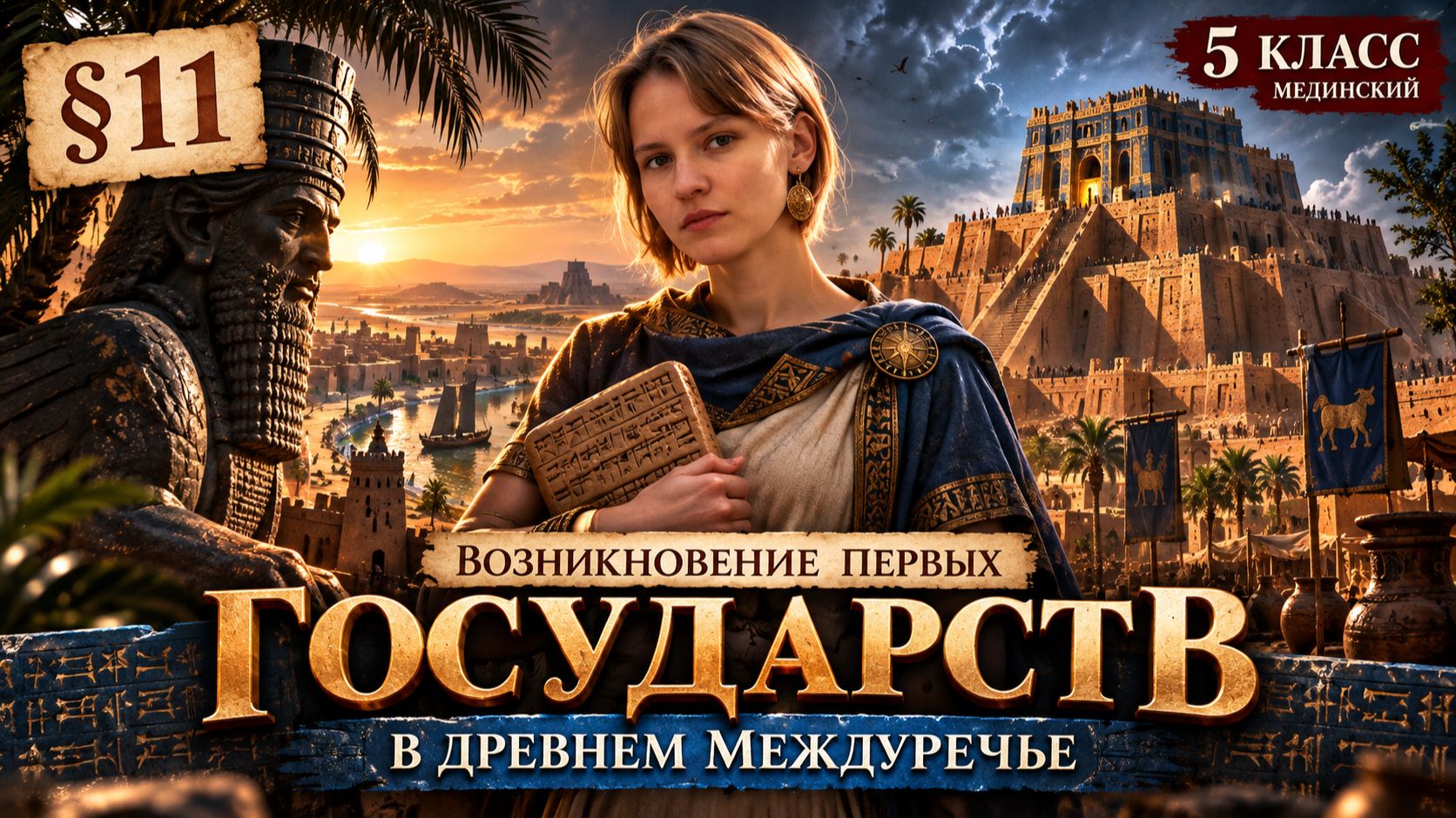 Возникновение первых государств в Древнем Междуречье. §11. 5 класс. Мединский. Краткий пересказ