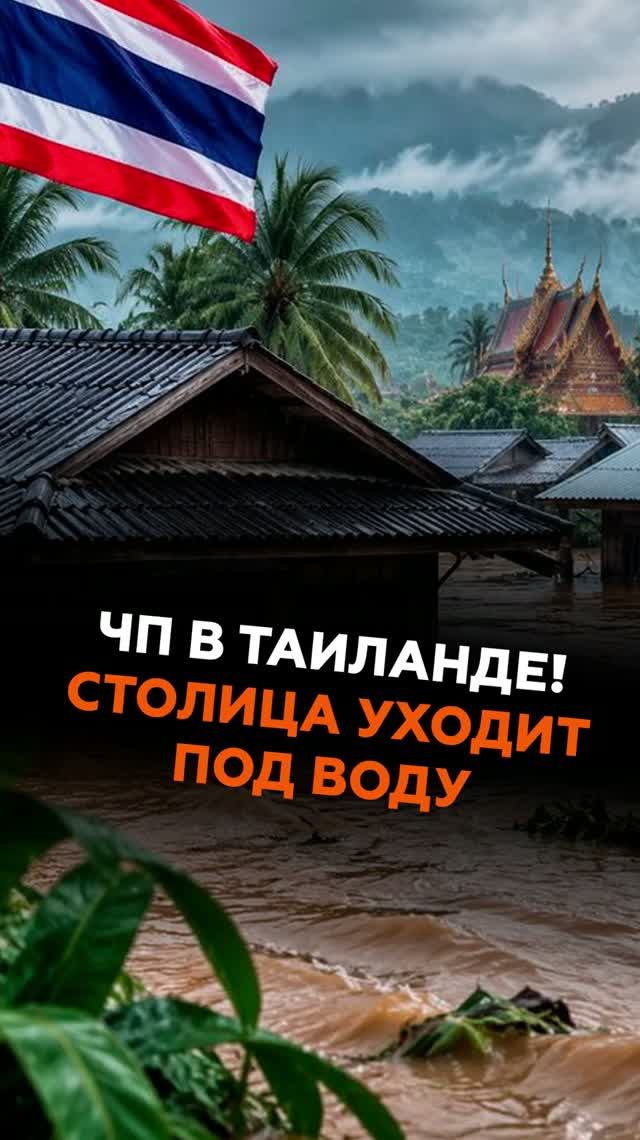 ЧП в Таиланде! Столица уходит под воду #таиланд #новости #чп #наводнение