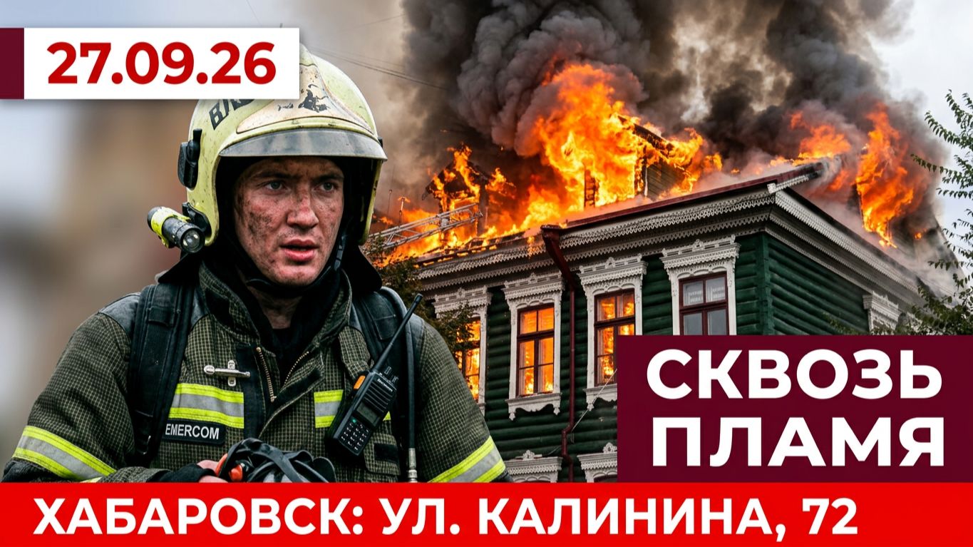 Сквозь пламя и копоть: Пожар на Калинина 72 в Хабаровске крупным планом | Cinematic