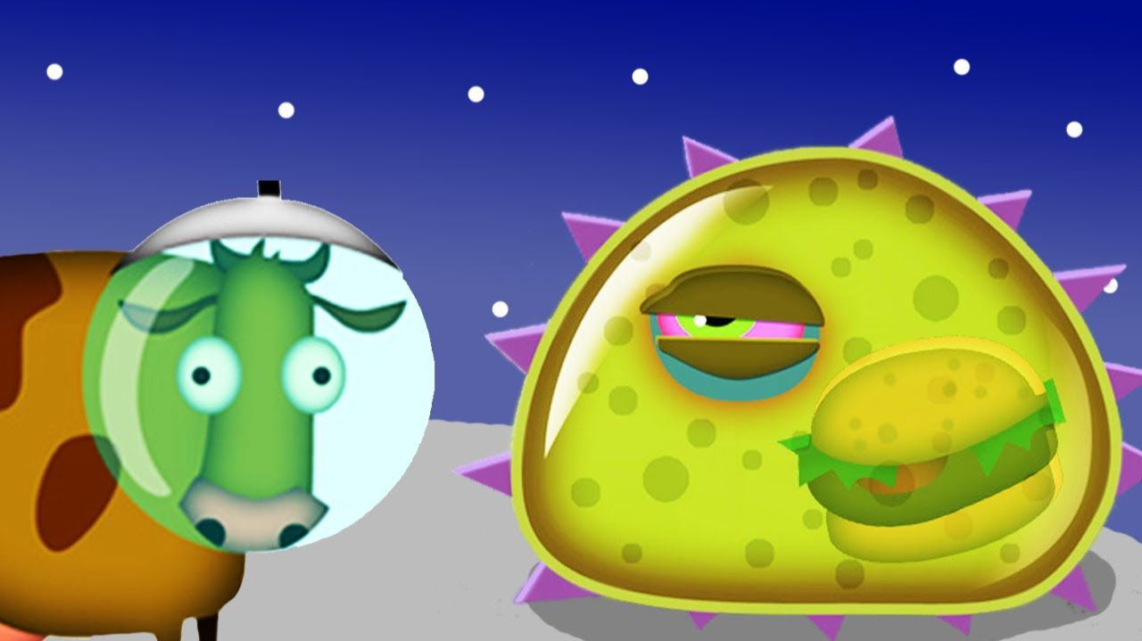 ЛИЗУН ГЛАЗАСТИК съел всё вокруг ЧАСТЬ#6 игра Mutant Blobs Attack на канале Мистер Игрушкин
