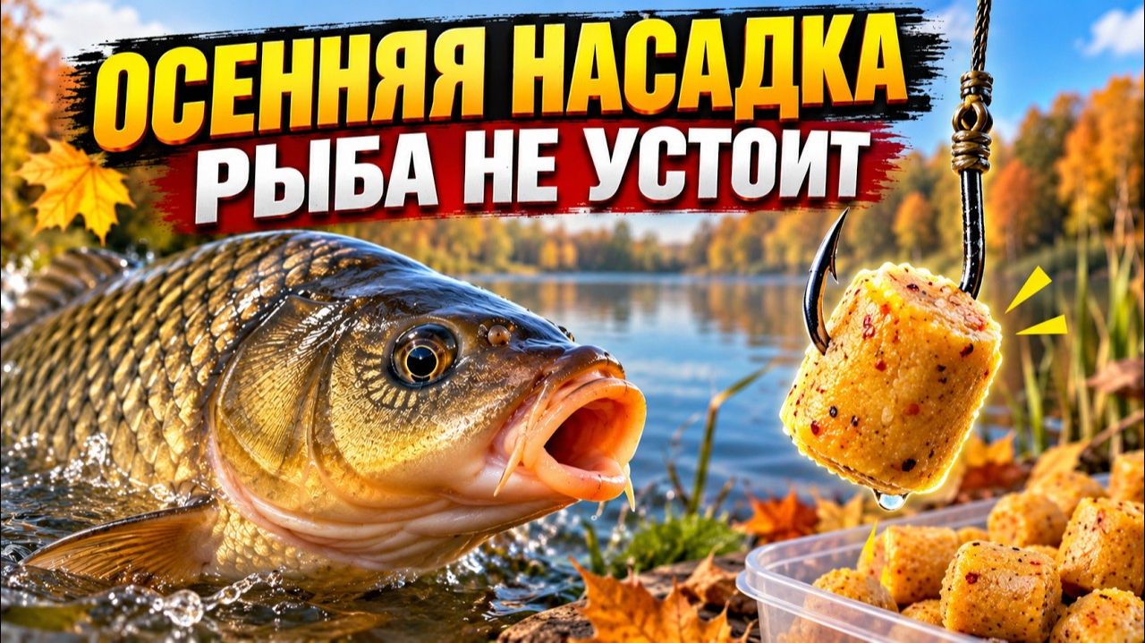Осенняя насадка на карпа и карася: проверенный рецепт для холодной воды