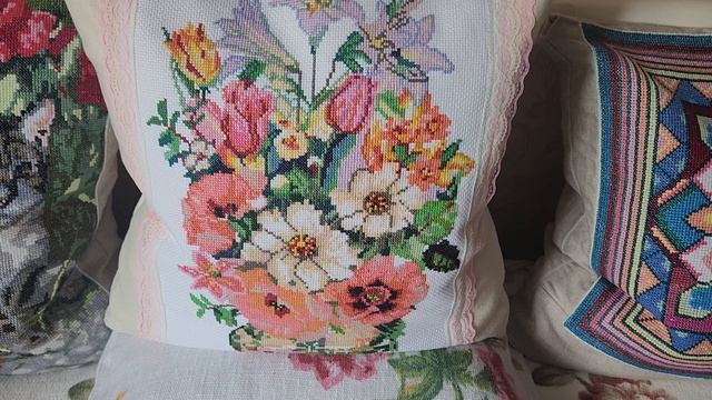 Показываю мамины вышивки крестиком 🪡 🧵