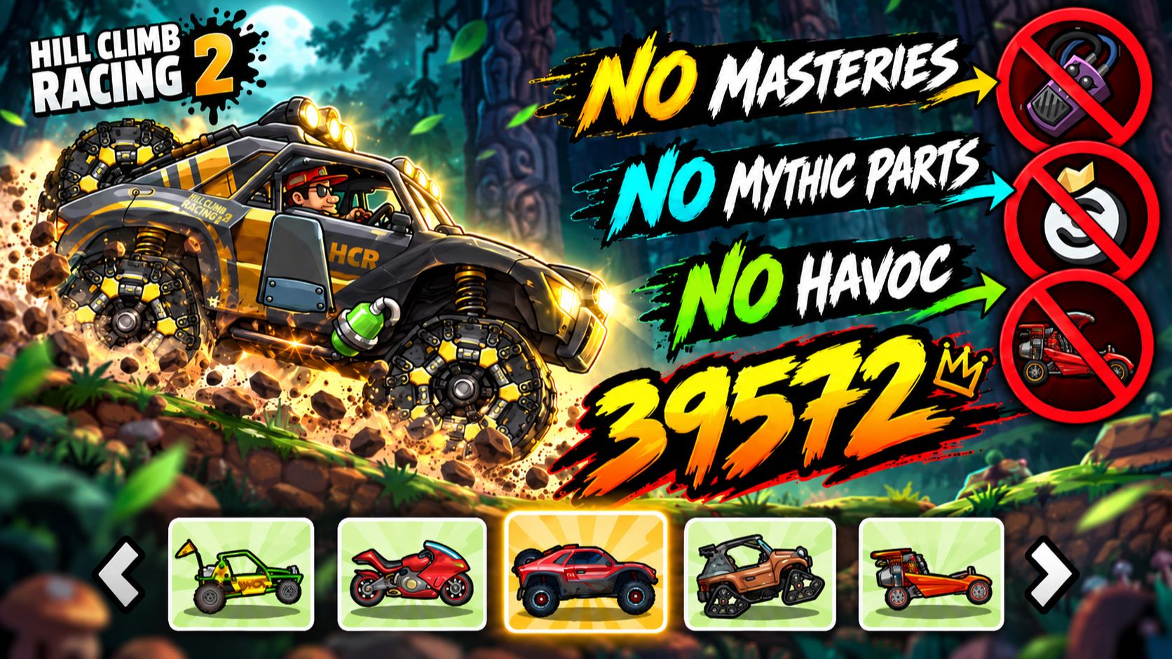 💯 39572 NO MASTERIES, NO MYTHIC PARTS, NO HAVOC! | Light The Fuse | HCR2