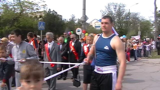 Парад 1 мая 2014 года в Евпатории